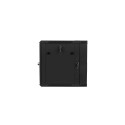 Lanberg WF02-6612-10B 12U seinapealne rack must kapp