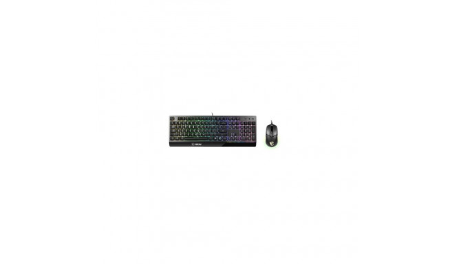 MSI Vigor GK30 Combo USB QWERTY klaviatuur + hiir GM11 must
