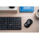 Savio KB-02 klaviatuur kodu/kontor USB QWERTY must