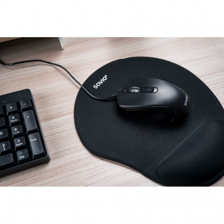 Savio KB-01 klaviatuur kodu/kontor USB QWERTY US inglise must