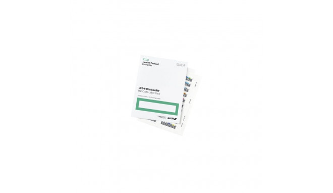 HPE LTO-8 Q2015A Ultrium vöötkoodi sildipakk (x100) - klambrikassett