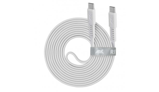 RIVACASE CABLE USB-C TO USB-C 1.2M/WHITE PS6005 WT12
