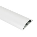 Aluminiowa listwa maskująca do kabli Maclean, 62x20x750mm, biała, MC-814 W