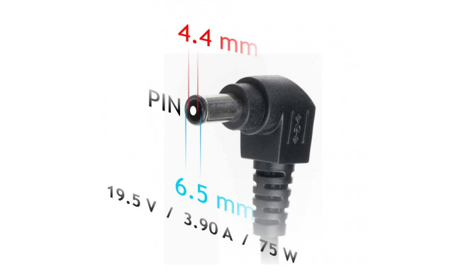 Power Adapter - Akyga Ak-nd-19 75w Black