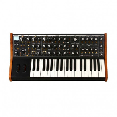 Analog Synthesizer - Moog Subsequent 37 3 VCOs Black/Wood