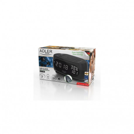 Alarm Clock - Adler Ad 1186 Digital Alarm Clock Black