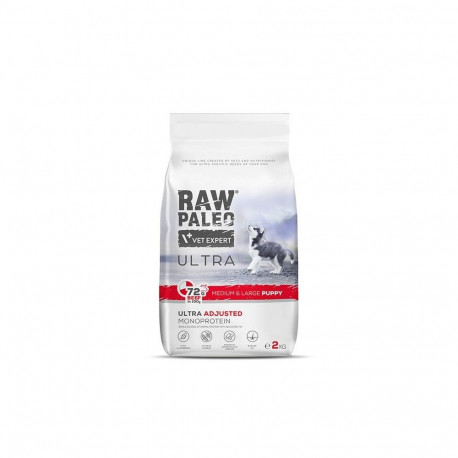 Dog Food - RAW PALEO Ultra Medium & Large Puppy Beef 2kg
