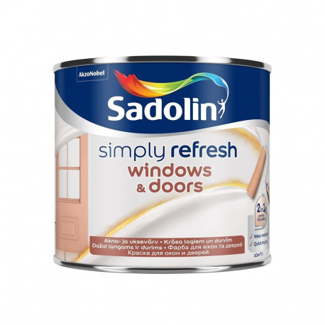 Simply Refresh akende ja uste värv BW 0.5L