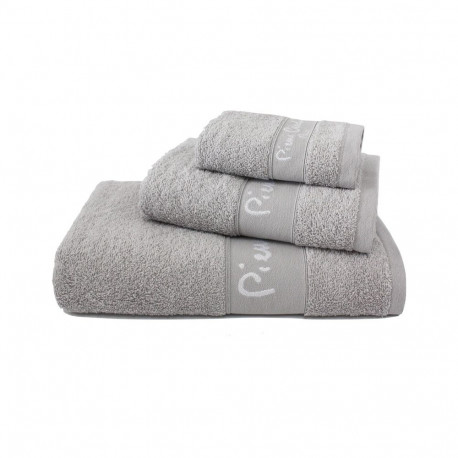 TOWEL SETX3 PIER CARD 2224 SILVER 450GSM