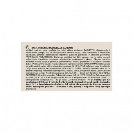 akrüülvärv OKKO 5L