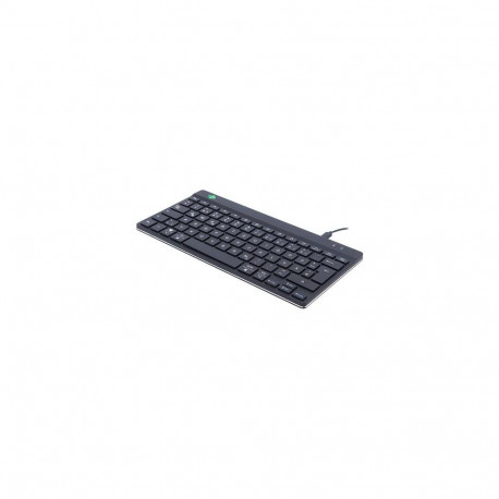 R-Go Tools Ergonomic keyboard R-Go Compact Break, compact keyboard with break software, QWERTZ (DE),