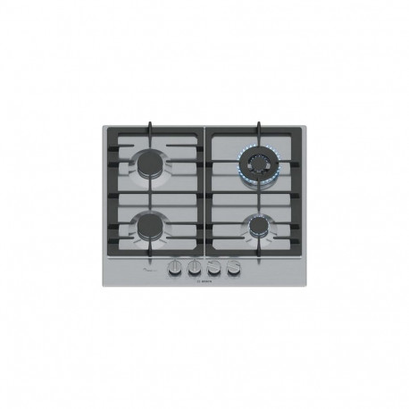 Bosch Serie 6 PCH6A5I90 hob Stainless steel Built-in 60 cm Gas 4 zone(s)
