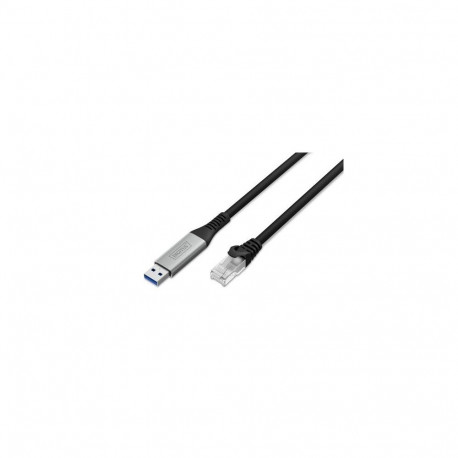 Digitus USB-A - RJ45 Ethernet cable, 1Gbit/s, 15m