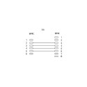InLine Modular Cable RJ45 8P4C / RJ11 6P4C male/male 3m