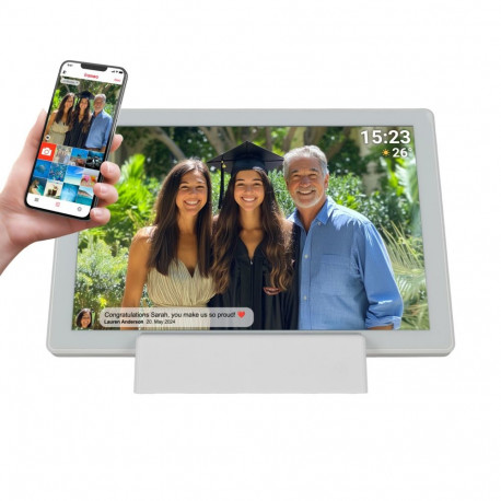 Denver Frameo PFF-1070 valge 25,4cm (10,1) 16GB digitaalne pildiraam