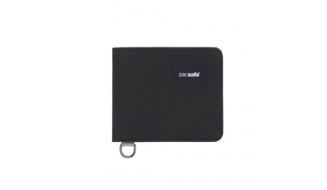 Pacsafe RFIDsafe kahepoolne rahakott must