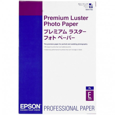 Epson Premium Luster fotopaber A3+ 100 lehte, 260g S041785