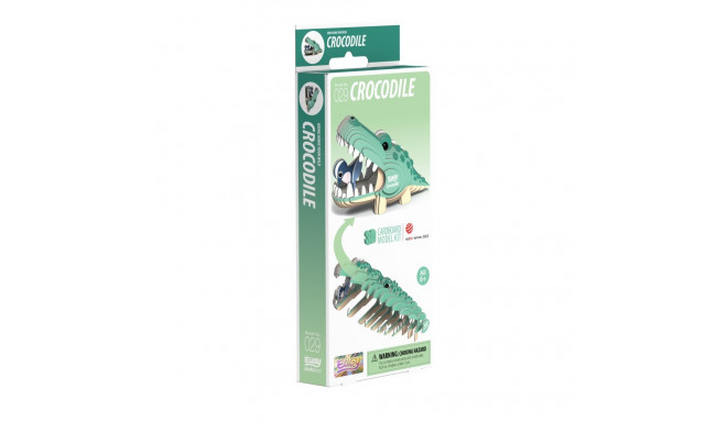 EUGY 3D Cardboard Model Kit - Crocodile