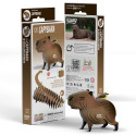EUGY 3D Cardboard Model Kit - Capybara