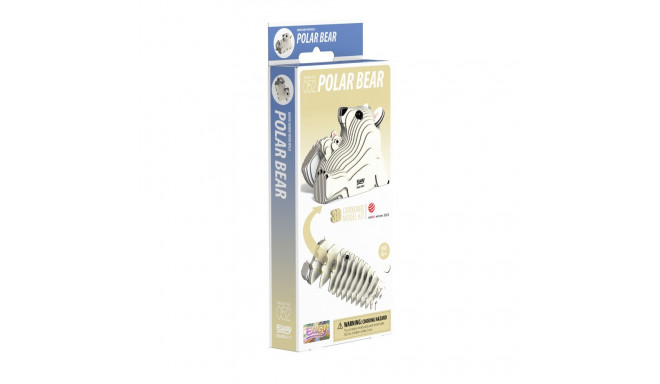 EUGY 3D Cardboard Model Kit - Polar Bear