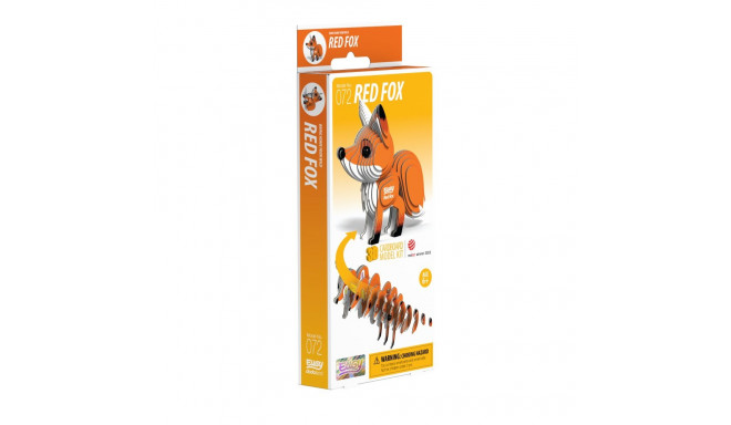 EUGY 3D Cardboard Model Kit - Red Fox