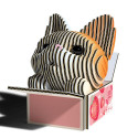 EUGY 3D Cardboard Model Kit - Cat Pumpkin