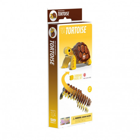 EUGY 3D Cardboard Model Kit - Tortoise