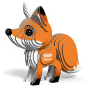EUGY 3D Cardboard Model Kit - Red Fox