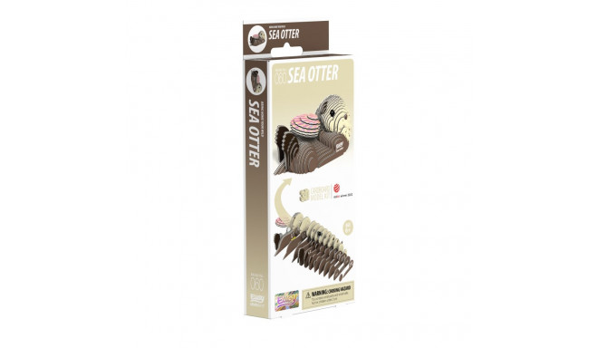 EUGY 3D Cardboard Model Kit - Sea Otter