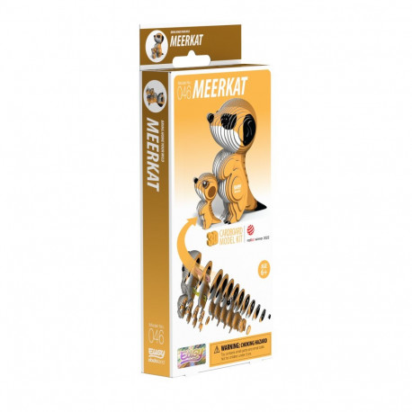 EUGY 3D Cardboard Model Kit - Meerkat