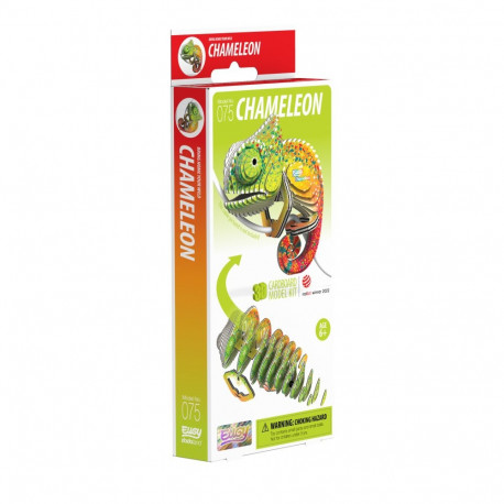 EUGY 3D Cardboard Model Kit - Chameleon