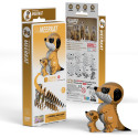 EUGY 3D Cardboard Model Kit - Meerkat