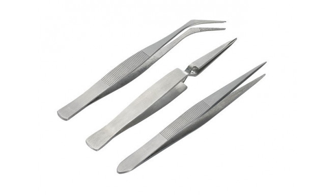 Set of Tweezers 3 pcs Modeling Supplies