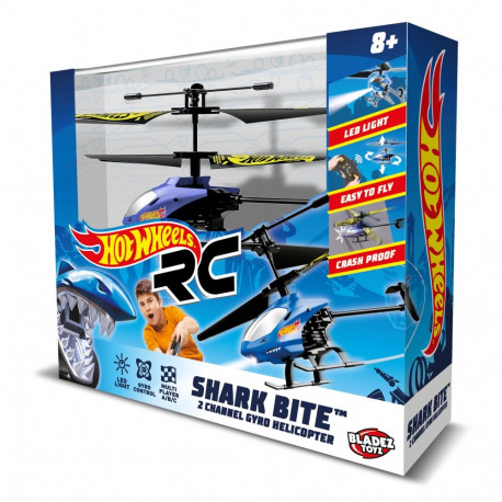 HOT WHEELS raadio teel juhitav helikopter gyro, 22 cm