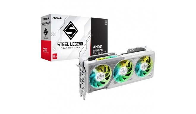 ASRock Radeon RX 9070 XT 16GB Steel Legend