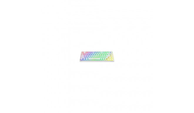 Keyboard Savio Wireless Mechanical Phenix White 75% Outemu Yellow Pro Pudding