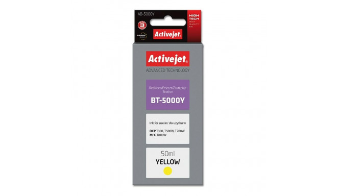Originaalne Tindikassett Activejet AB-5000Y Kollane