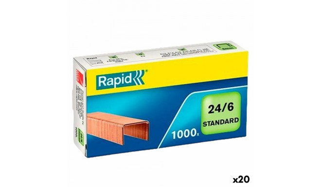 Klambrid Rapid Standard 24/6 6 mm (20 Ühikut)
