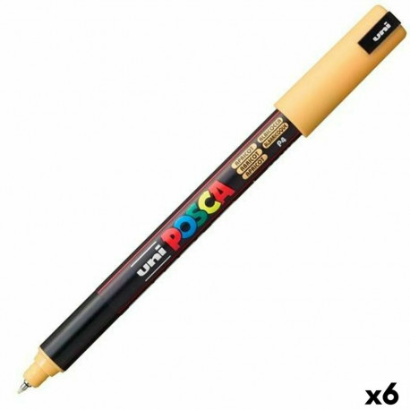 Marker POSCA PC-1MR Aprikoos (6 Ühikut)