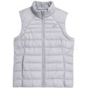 Kamizelka damska 4F chłodny jasny szary H4Z22 KUDP001 27S XL