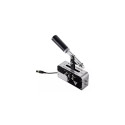 Thrustmaster 4060306 must, hõbedane USB mängukontroller käsipidur PC, PlayStation 4, PlayStation 5, 