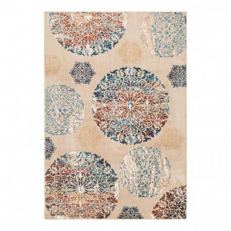 Carpet ZOE-4, 133x190cm, golden/beige