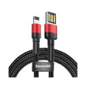 Baseus Cafule Double-sided USB Lightning Cable 2,4A 1m (Black+Red)