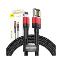 Baseus Cafule Double-sided USB Lightning Cable 2,4A 1m (Black+Red)