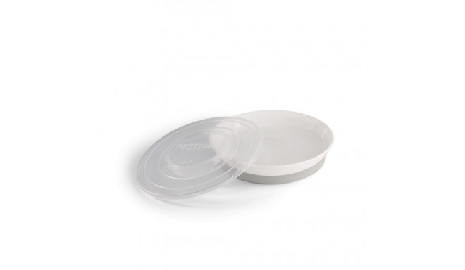 Twistshake Plate 6+m White 78167