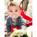 Twistshake Pacifier Clip Pastel Grey 78296