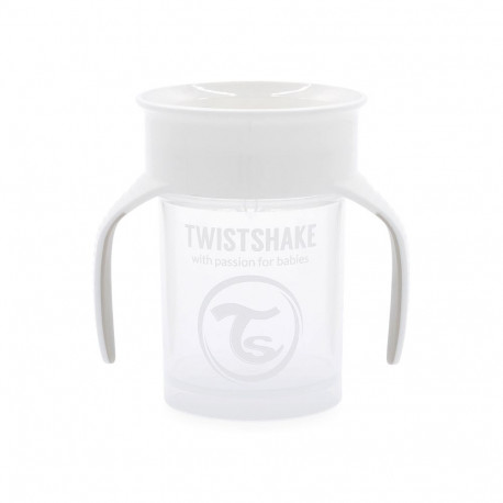 Twistshake 360 Cup 6+m White 78931