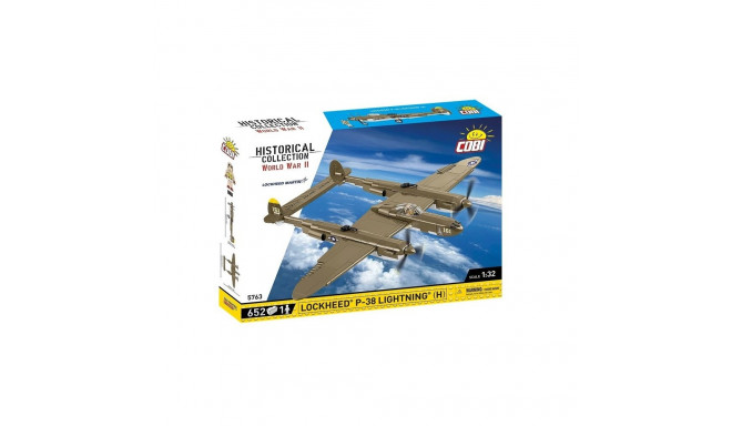 Klocki lockheed p-38h lightning