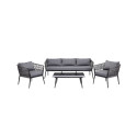 OUTD FURNIT SET 2 CHAIR 1 TABLE 3 SEATER