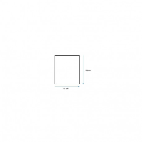 MIRROR HUNG SIMPLE B-EDGE. 60X45CM